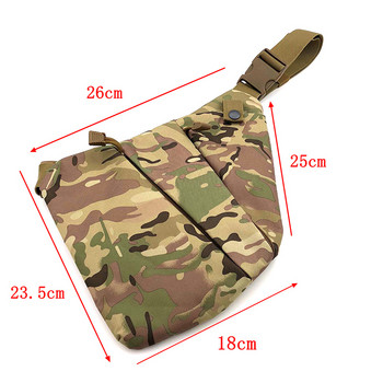 Външна тактическа чанта с кобур през рамо Армейска раница Военен ловен пистолет Калъф за ръчен пистолет Пакет за къмпинг карта Телефон Puch
