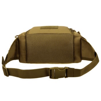 Многофункционална ловна тактическа чанта за кръста за туризъм, колоездене, катерене, чанта за гърди, военен камуфлаж, водоустойчив пакет за колан