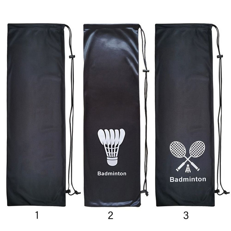Cadou Rechizite sportive de mare capacitate 23cmx72cm Buzunar cu șnur Rachete de badminton Geanta Husă pentru rachetă Manșon de protecție