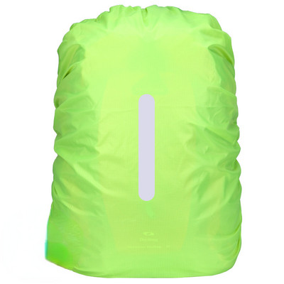 Ανακλαστικό αδιάβροχο κάλυμμα βροχής σακιδίου για υπαίθρια αθλητική νυχτερινή ποδηλασία Ασφάλεια Raincover Κάμπινγκ Πεζοπορία αδιάβροχο κάλυμμα