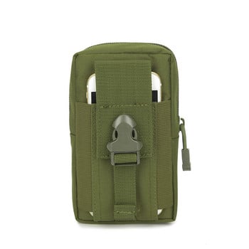Άνδρες Tactical Molle Pouch Ζώνη Τσάντα μέσης Edc Phone Pocket Military Fanny Pack Τσάντες κάμπινγκ για τρέξιμο Αξεσουάρ κυνηγιού μαλακή πλάτη