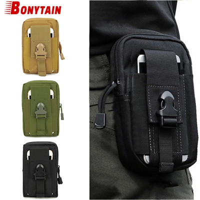 Άνδρες Tactical Molle Pouch Ζώνη Τσάντα μέσης Edc Phone Pocket Military Fanny Pack Τσάντες κάμπινγκ για τρέξιμο Αξεσουάρ κυνηγιού μαλακή πλάτη