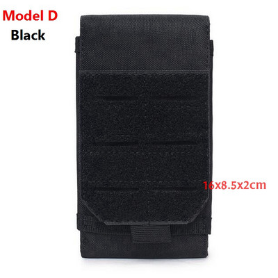 2022 m. Naujas Tactical Laser Molle telefono maišelis 5 colių mobiliojo telefono maišeliai juosmens diržas karinis mobiliojo telefono krepšys Universalūs aksesuarai