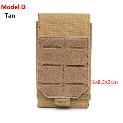2022 m. Naujas Tactical Laser Molle telefono maišelis 5 colių mobiliojo telefono maišeliai juosmens diržas karinis mobiliojo telefono krepšys Universalūs aksesuarai
