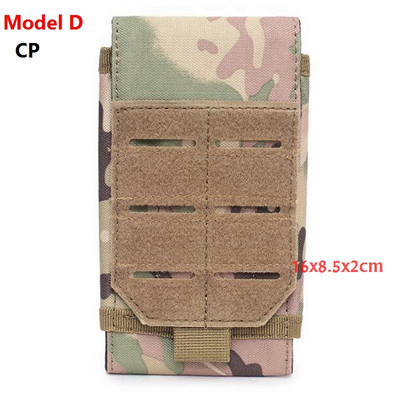 2022 m. Naujas Tactical Laser Molle telefono maišelis 5 colių mobiliojo telefono maišeliai juosmens diržas karinis mobiliojo telefono krepšys Universalūs aksesuarai