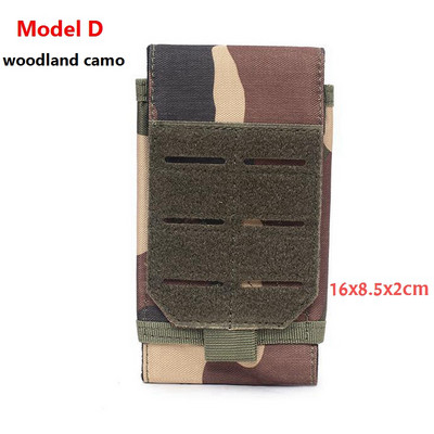 2022 m. Naujas Tactical Laser Molle telefono maišelis 5 colių mobiliojo telefono maišeliai juosmens diržas karinis mobiliojo telefono krepšys Universalūs aksesuarai