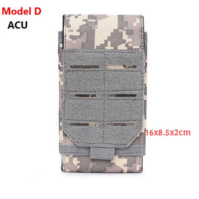 2022 m. Naujas Tactical Laser Molle telefono maišelis 5 colių mobiliojo telefono maišeliai juosmens diržas karinis mobiliojo telefono krepšys Universalūs aksesuarai