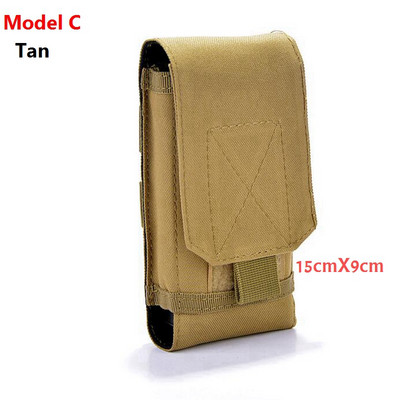 2022 m. Naujas Tactical Laser Molle telefono maišelis 5 colių mobiliojo telefono maišeliai juosmens diržas karinis mobiliojo telefono krepšys Universalūs aksesuarai