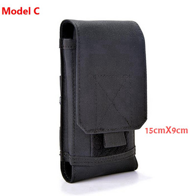 2022 m. Naujas Tactical Laser Molle telefono maišelis 5 colių mobiliojo telefono maišeliai juosmens diržas karinis mobiliojo telefono krepšys Universalūs aksesuarai