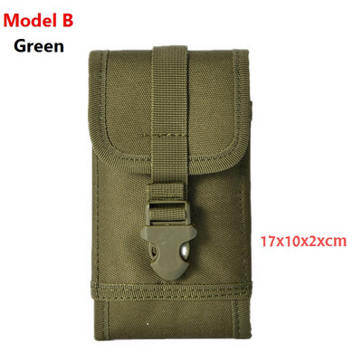 2022 m. Naujas Tactical Laser Molle telefono maišelis 5 colių mobiliojo telefono maišeliai juosmens diržas karinis mobiliojo telefono krepšys Universalūs aksesuarai