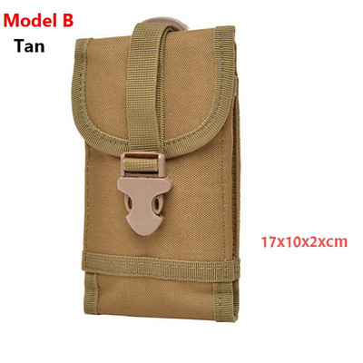 2022 m. Naujas Tactical Laser Molle telefono maišelis 5 colių mobiliojo telefono maišeliai juosmens diržas karinis mobiliojo telefono krepšys Universalūs aksesuarai