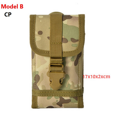 2022 m. Naujas Tactical Laser Molle telefono maišelis 5 colių mobiliojo telefono maišeliai juosmens diržas karinis mobiliojo telefono krepšys Universalūs aksesuarai