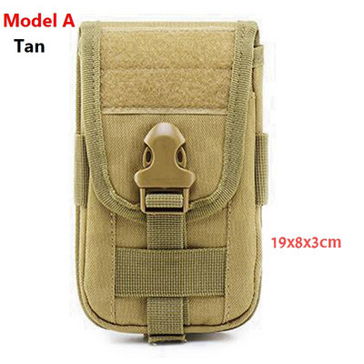 2022 m. Naujas Tactical Laser Molle telefono maišelis 5 colių mobiliojo telefono maišeliai juosmens diržas karinis mobiliojo telefono krepšys Universalūs aksesuarai