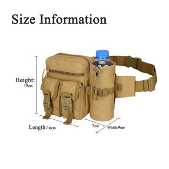 Ανδρικά Tactical Casual Fanny Αδιάβροχη τσάντα μέσης Πακέτα Στρατιωτική τσάντα εξωτερικού χώρου Τσάντες κυνηγιού Tactical wallet
