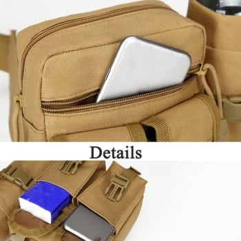 Ανδρικά Tactical Casual Fanny Αδιάβροχη τσάντα μέσης Πακέτα Στρατιωτική τσάντα εξωτερικού χώρου Τσάντες κυνηγιού Tactical wallet