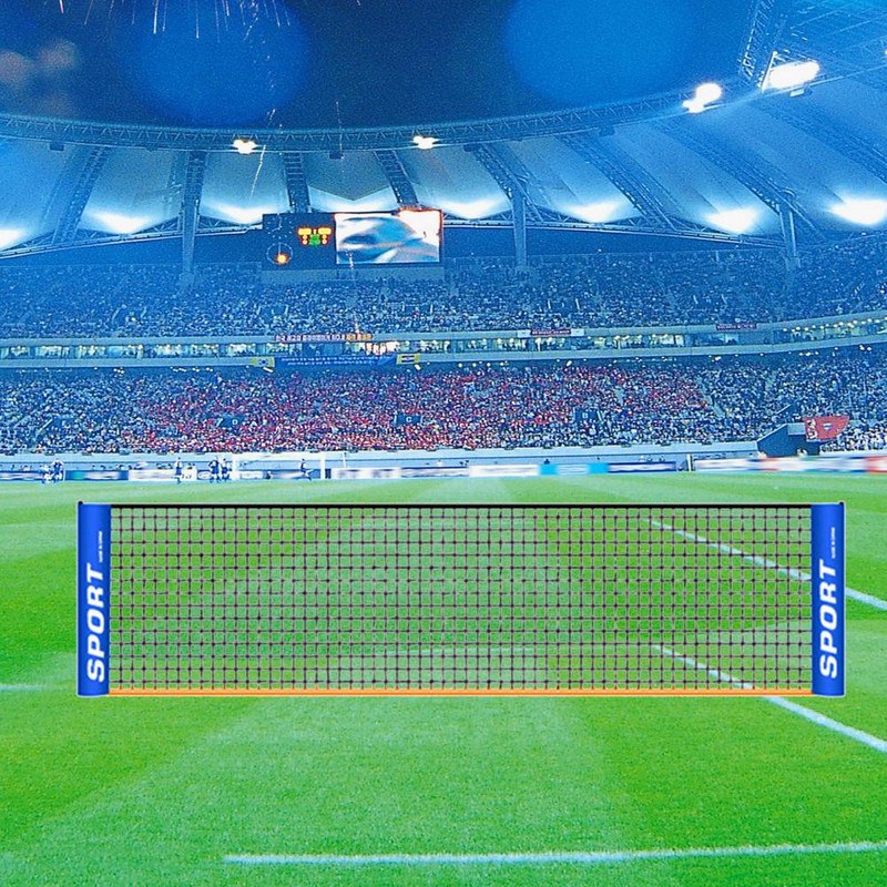 Badmintono tinklelis, storesnis sulankstomas vejos teniso tinklelis „NetEasy Setup“ Nailoninis sportinis marškinėlių tinklelis lauko reikmenys mankštai