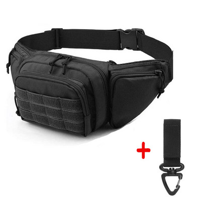 Taktikaline püstolkott rinnakorvi vööpakend Käsirelvakott Püstoli ümbris Relv Fanny pakk ajakirjakotiga, rihmaga pandlaga võtmehoidja