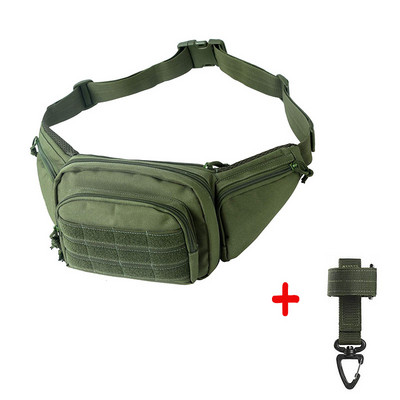 Taktikaline püstolkott rinnakorvi vööpakend Käsirelvakott Püstoli ümbris Relv Fanny pakk ajakirjakotiga, rihmaga pandlaga võtmehoidja
