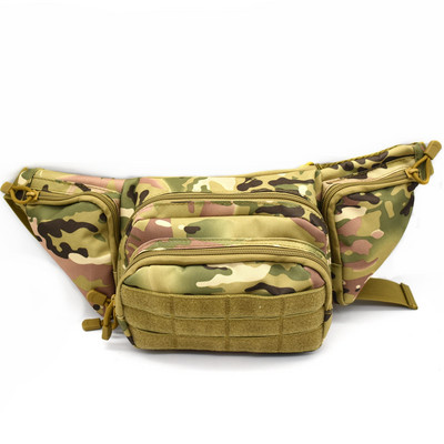 Taktikaline püstolkott rinnakorvi vööpakend Käsirelvakott Püstoli ümbris Relv Fanny pakk ajakirjakotiga, rihmaga pandlaga võtmehoidja