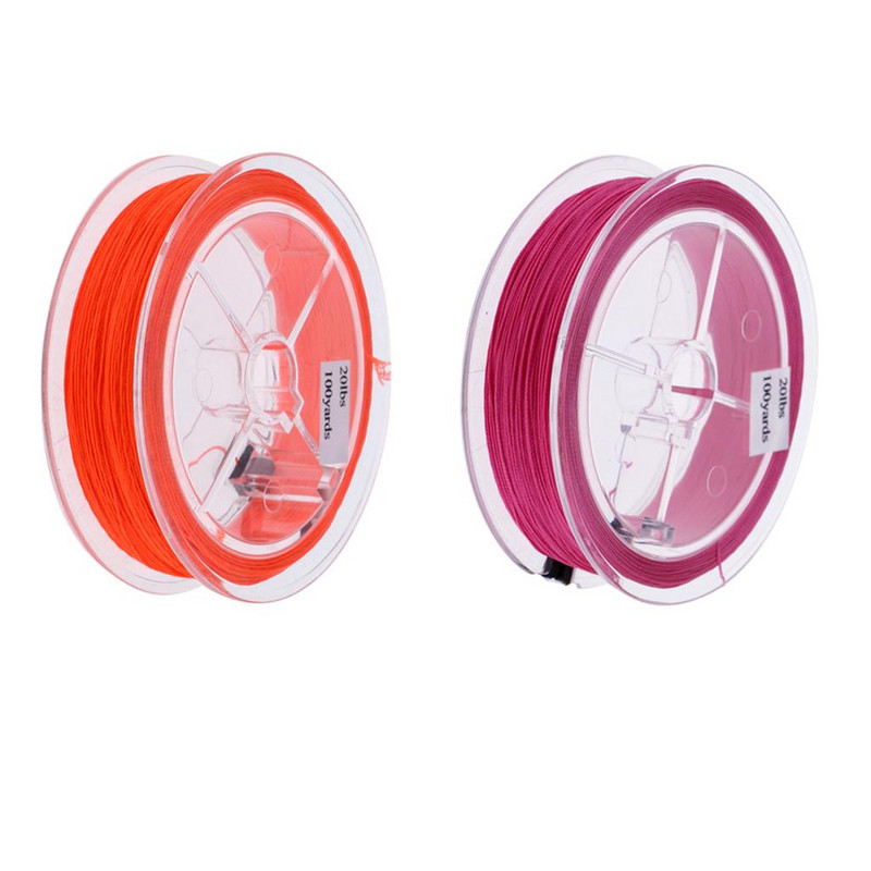 Muselinės žvejybos pagrindas lb Multifilament Braided Line Purpurinė/oranžinė