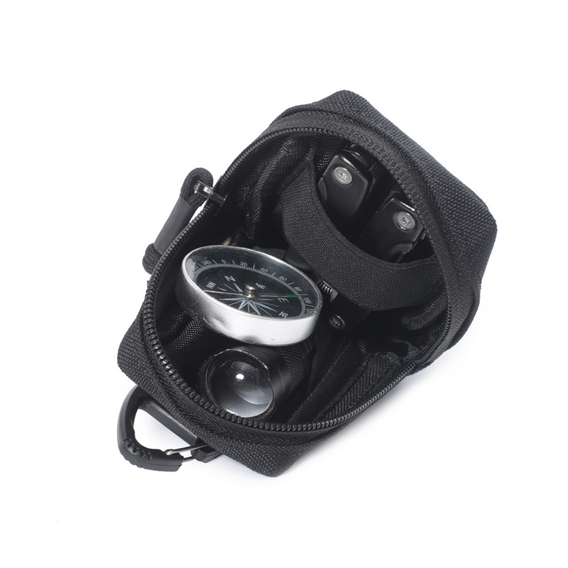 Taktikaline rahakott EDC Molle kott kaasaskantav võtmekaardi ümbris välistingimustes kasutatavate spordimündikott jahikott Tõmblukuga pakend jahikott