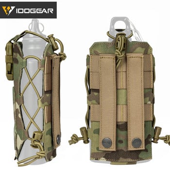 IDOGEAR Tactical Water Bottle Pouch Многофункционална радио чанта MOLLE Pouch Canteen Pouch Kettle Carrier 3580