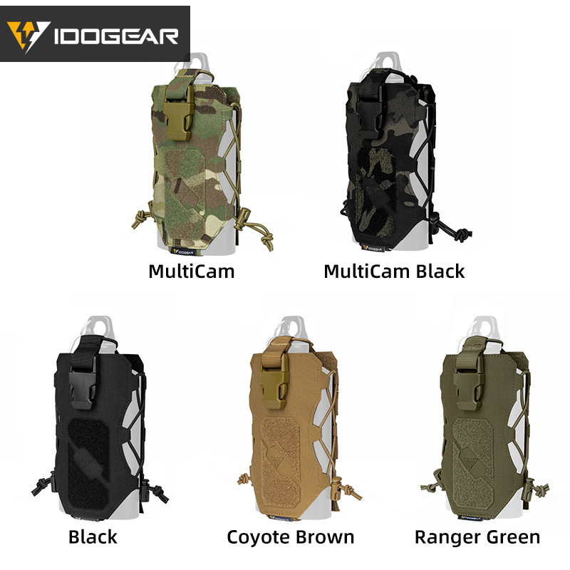 IDOGEAR Tactical Θήκη Μπουκαλιού Νερού Πολυλειτουργική Θήκη Ραδιοφώνου MOLLE Θήκη Καντίνα Θήκη Βραστήρας 3580