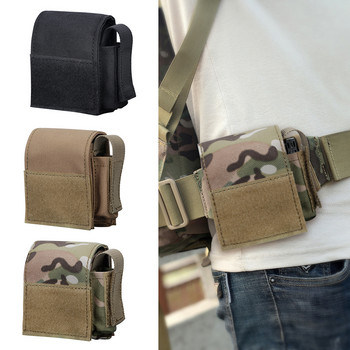 Тактическа 9-милиметрова чанта за списания Преносима чанта за един пистолет Molle Mag Bag Външна чанта за фенерче Molle Държач за факла за туризъм, катерене