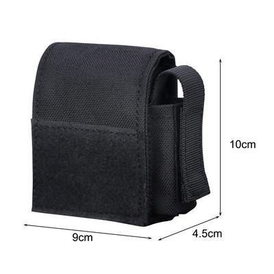 Taktikaline 9 mm ajakirjakott, kaasaskantav Molle ühe püstoliga kott välistingimustes kasutatava Molle taskulambi taskulambi taskulambihoidik matkamiseks ronimiseks