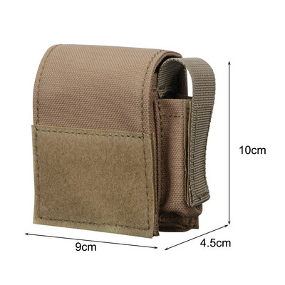 Taktikaline 9 mm ajakirjakott, kaasaskantav Molle ühe püstoliga kott välistingimustes kasutatava Molle taskulambi taskulambi taskulambihoidik matkamiseks ronimiseks