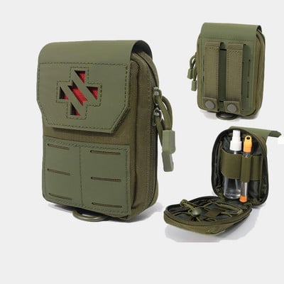 Geantă de talie tactică Molle 1000D, pachet de husă EDC de urgență în aer liber, accesorii pentru alergare, pentru camping, unelte militare, saci de vânătoare