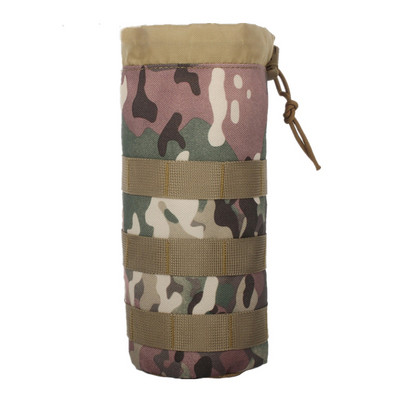 Tactical Molle vandens buteliuko maišelis Nešiojamas stovyklavimo vandens virdulio krepšys dviračių sportui medžioklės kuprinė liemenė buteliuko virdulio laikiklis