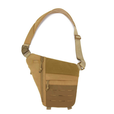 Τσάντα Tactical Shoulder Messenger Τσάντα χιαστί Molle Πάνελ κοπής λέιζερ γρήγορης απελευθέρωσης πόρπη μαλακό μαξιλαράκι για υπαίθριο κυνήγι