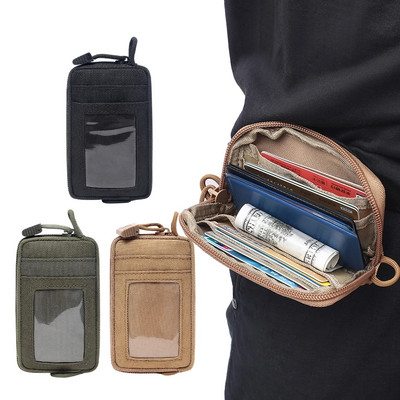 1000D Tactical EDC somiņa Maka soma Pārnēsājama atslēgu monētu maciņa jostasvieta Fanny Pack austiņu soma Mini atslēgu turētāja maciņš medībām