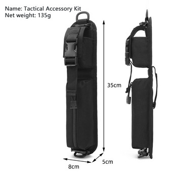 Tactical Backpack Shoulder Strap Sundries Pouch Molle Key φακός Πακέτο θήκης EDC Τσάντα εργαλείων για υπαίθριο κάμπινγκ Αξεσουάρ κυνηγιού