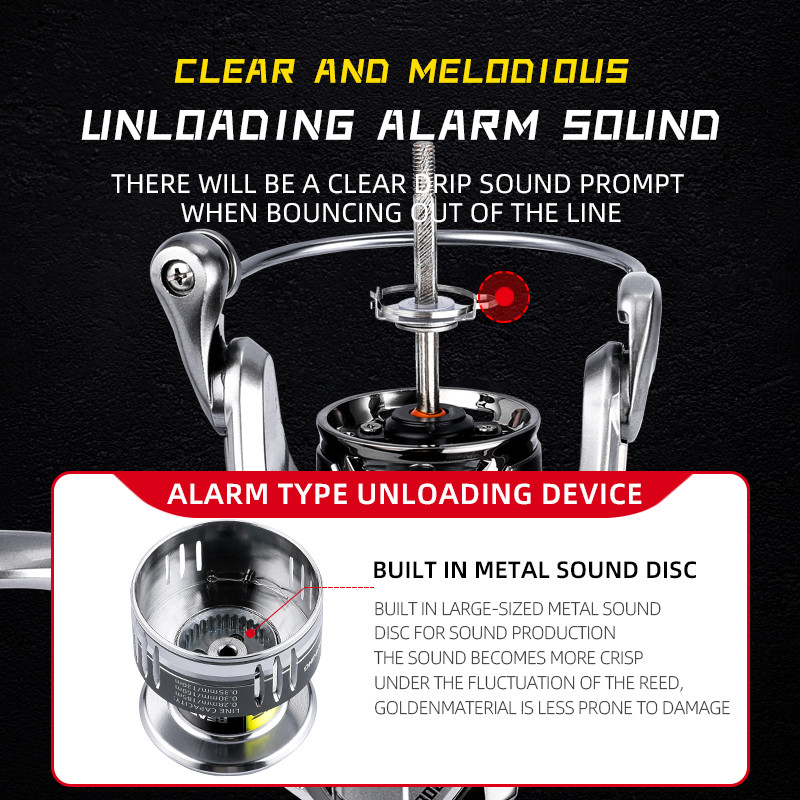 Bränd BEARKING Uus saabumine 9+1BB 5.2:1 merevee püügirulliga 1000-6000 Max Drag 12KG veekindlad rullid