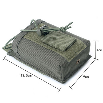 Тактическа чанта Molle Radio Walkie Talkie Чанта за съхранение на ловен домофон Външна чанта Molle Pouch Военен преносим държач за къмпинг