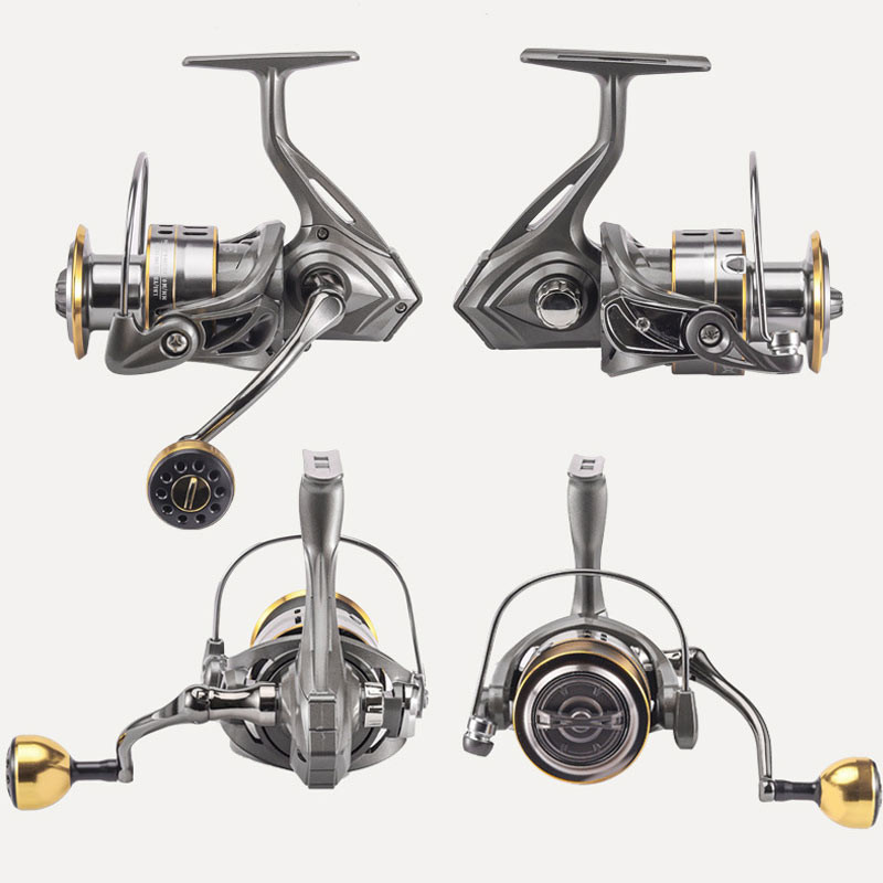 Rola za vrtenje Ultralaka metalna špula za pecanje Lagani pribor s maksimalnim otporom 18 kg Role za dugo bacanje u morskoj vodi 1000-7000Series