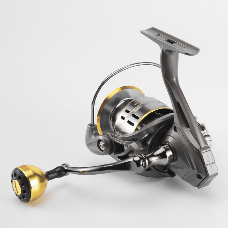 Rola za vrtenje Ultralaka metalna špula za pecanje Lagani pribor s maksimalnim otporom 18 kg Role za dugo bacanje u morskoj vodi 1000-7000Series