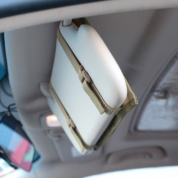Tactical MOLLE Vehicle Sun Visor Organizer Panel Τσάντα αποθήκευσης CD Φορτηγό αυτοκινήτου Αξεσουάρ αυτοκινήτου Πακέτο θήκης κάρτας EDC Tools Pouch