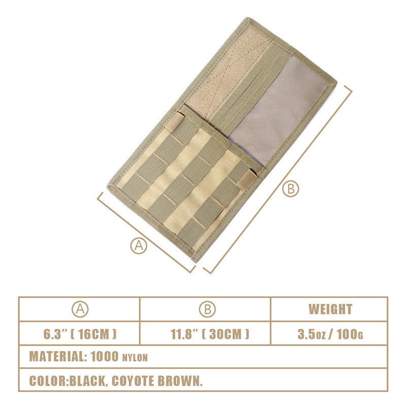 Taktikaline MOLLE sõiduki päikesesirmi paneel CD hoiukott Auto veoauto Auto tarvikud kaardihoidja pakk EDC tööriistade kott