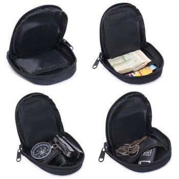 Μίνι κέρμα τσάντα τσάντα θήκης θήκης θήκης για πορτοφόλι, ανθεκτική πρακτική πολυλειτουργική τσάντα κυνηγιού εξωτερικού χώρου με ιμάντα χεριού