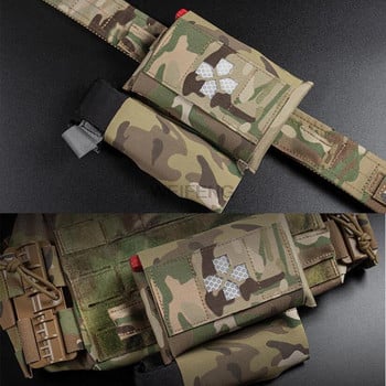 Тактическа чанта IFAK Molle Медицинска чанта Военен държач за турникет Rapid Deployment First Aid Kit Survival Hunting Emergency Bag