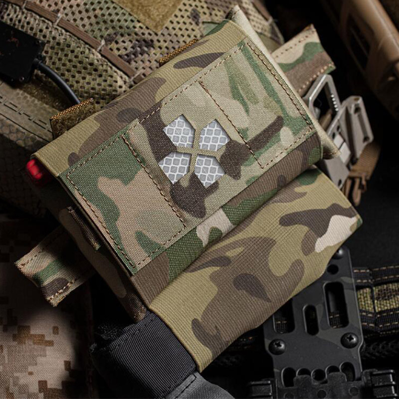 Husă tactică IFAK Geantă medicală Molle Suport pentru garou militar Instalare rapidă Trusă de prim ajutor Supraviețuire Vânătoare Geantă de urgență