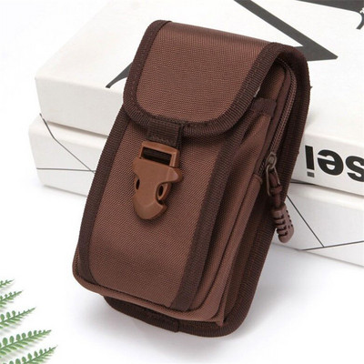 EDC Molle táska pénztárca kétrétegű kültéri vízálló katonai derék Fanny Pack férfi telefontáska kempingezés vadászat taktikai deréktáska