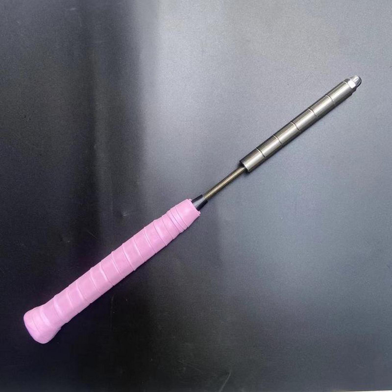 Badmintono raketės sūpynės treniruoklis Reguliuojamo svorio nešiojamas badmintono treniruoklis jėgos sūpynėms