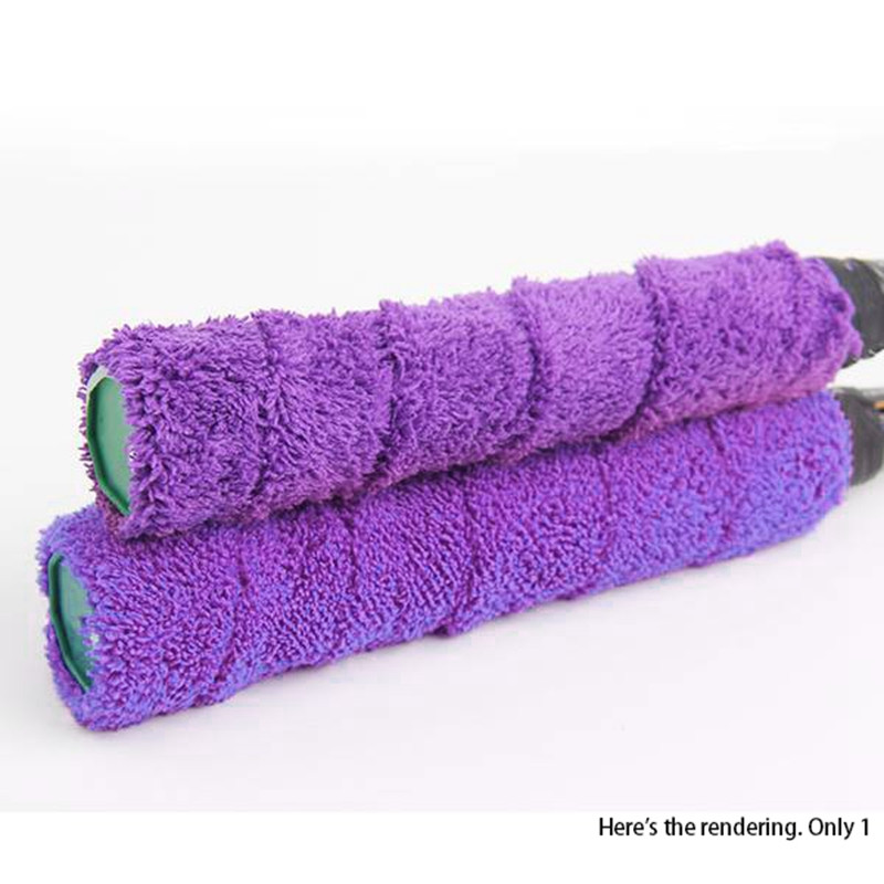 Κόλλα χεριών για πετσέτες μπάντμιντον με μακριές ίνες μικροϊνών τζελ για ρακέτες τένις 10M μωβ