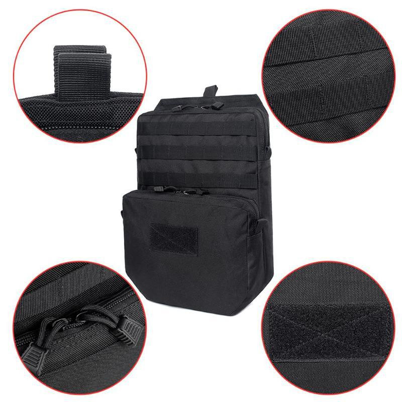 Rucsac tactic pentru purtător de plăci Airsoft, armată militară, luptă EDC, husă de hidratare, vezică de apă, vestă de vânătoare, geantă de hidratare, echipament