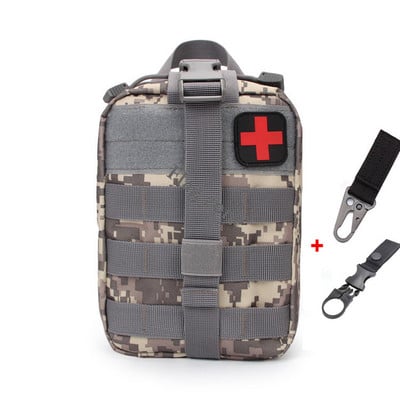 Naujas lauko IFAK Molle taktinis medicininis maišelis EDC pirmosios pagalbos rinkinys skubios juosmens komplektas vyrams išgyvenimo kelionės stovyklavimo medžioklės krepšys