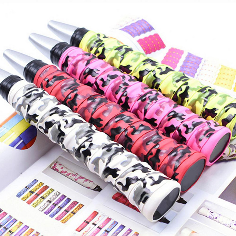 Protuklizna kamuflažna traka za badmintonski rukohvat za teniski rukohvat padel preko rukohvata za namatanje štapa za pecanje za squash